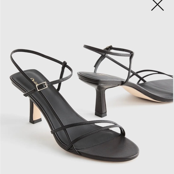 Quince Italian Leather 70mm Strappy Heel size 8 - Picture 3 of 8